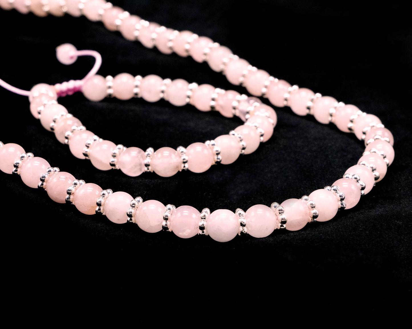 8mm Rose Quartz Genuine Beaded Necklace & Bracelet | Unique | Natural | Meditation Crystal | Healing Stone | Bohemian